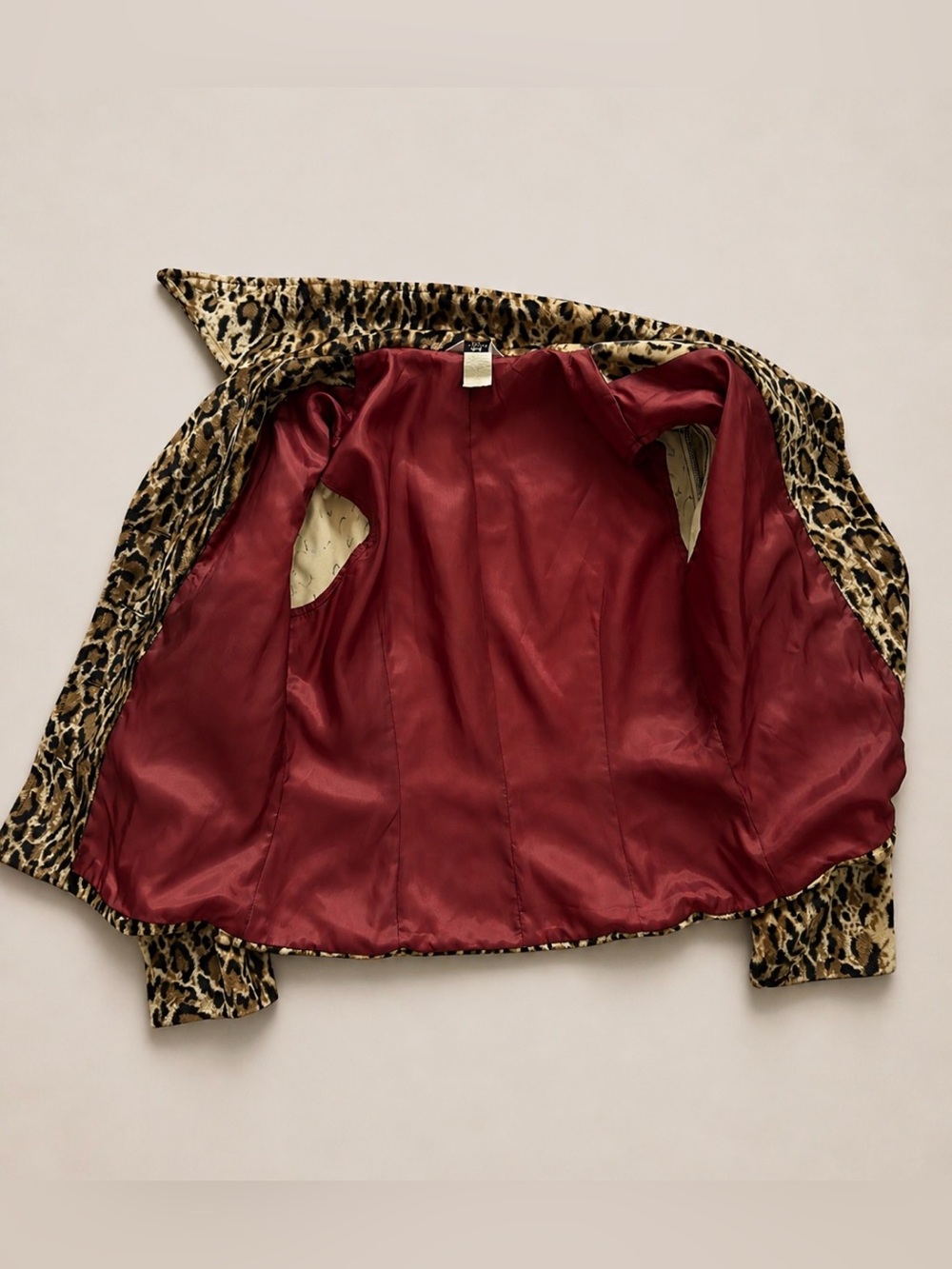 Vintage Lucca Leopard Print Jacket - Picture 3 of 5